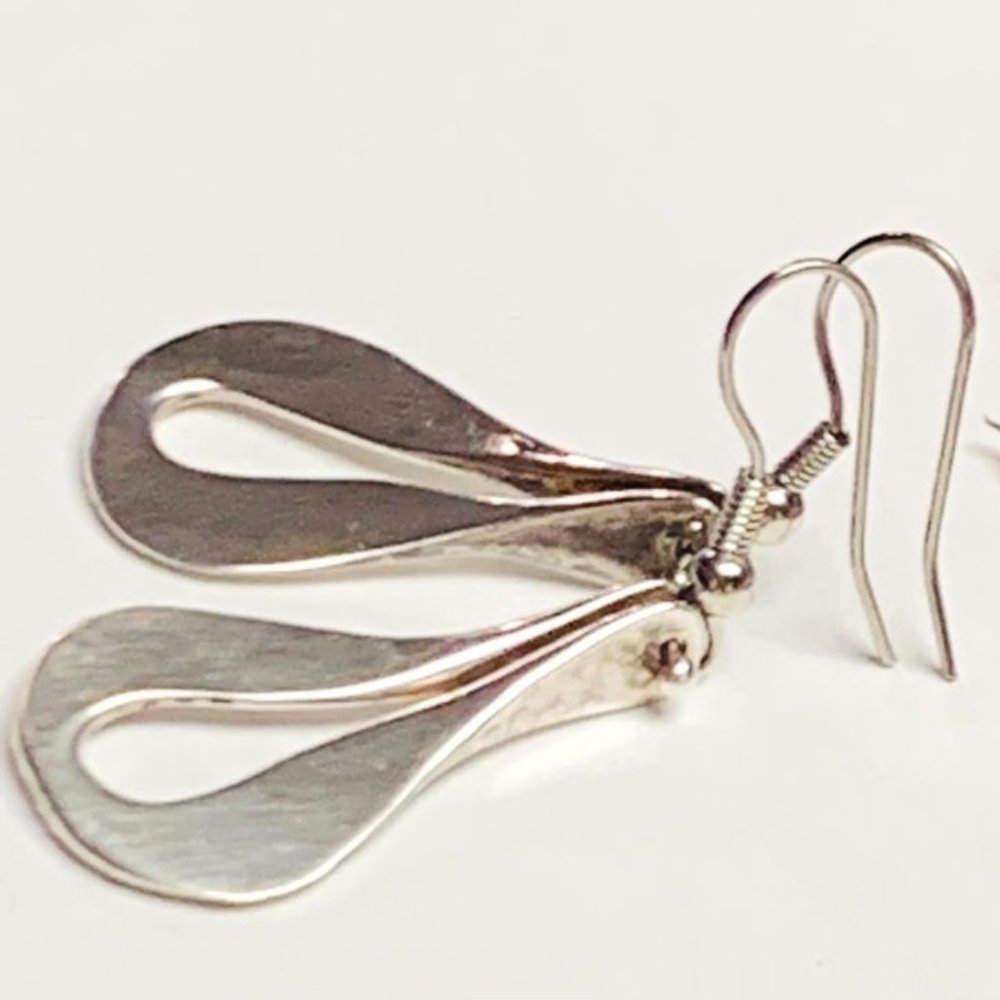 925 Ster. AMD Articulated Earrings - Taxco, México - Picture 2 of 8